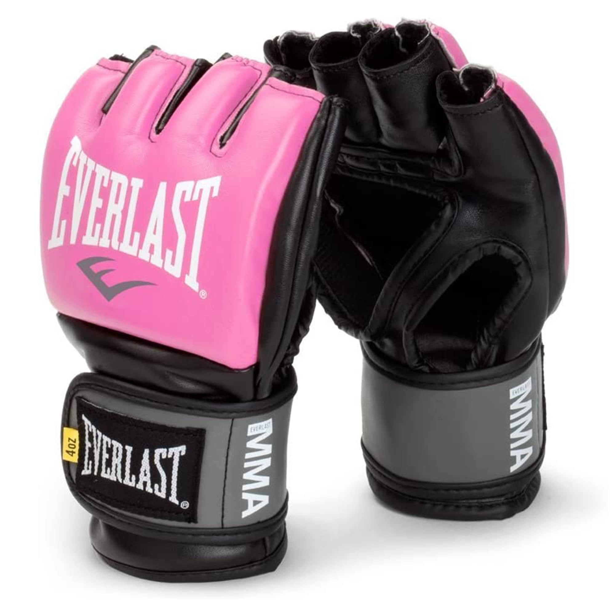 Everlast MMA Pro Style Grappling Gloves - Pink/Black, Small/Medium